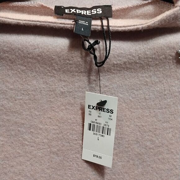Express Jewelled Sweater...Size L...NEW - Picture 2 of 5